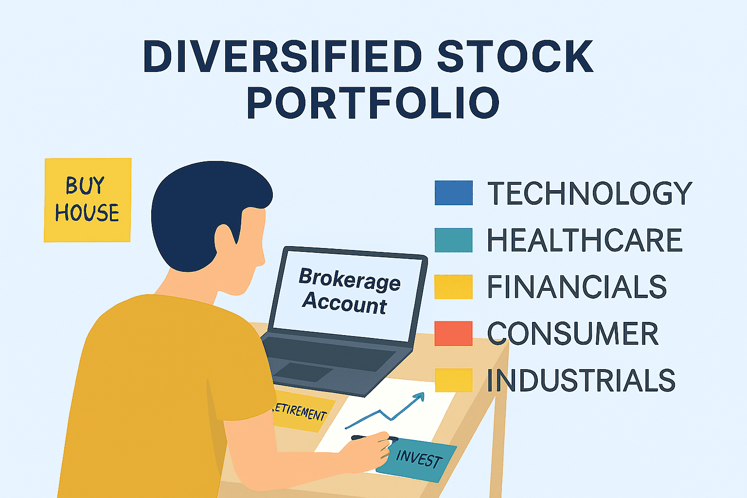 Diversified stock portfolio example 