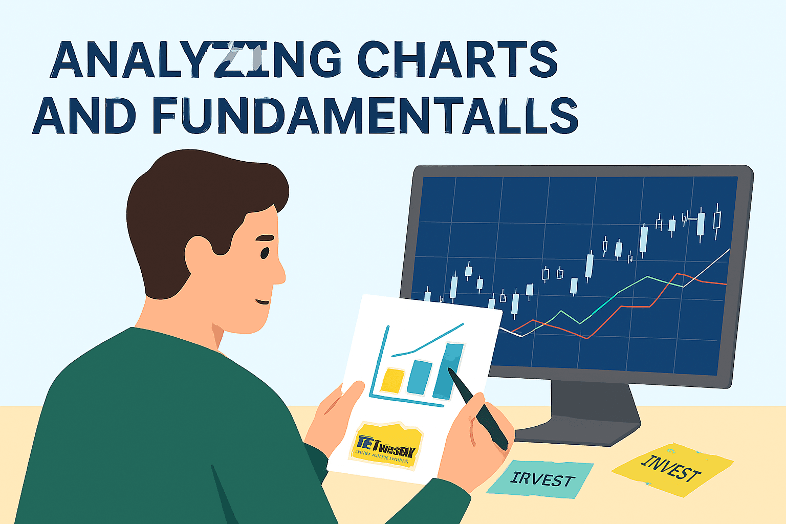 Researching stocks using analysis tools 
