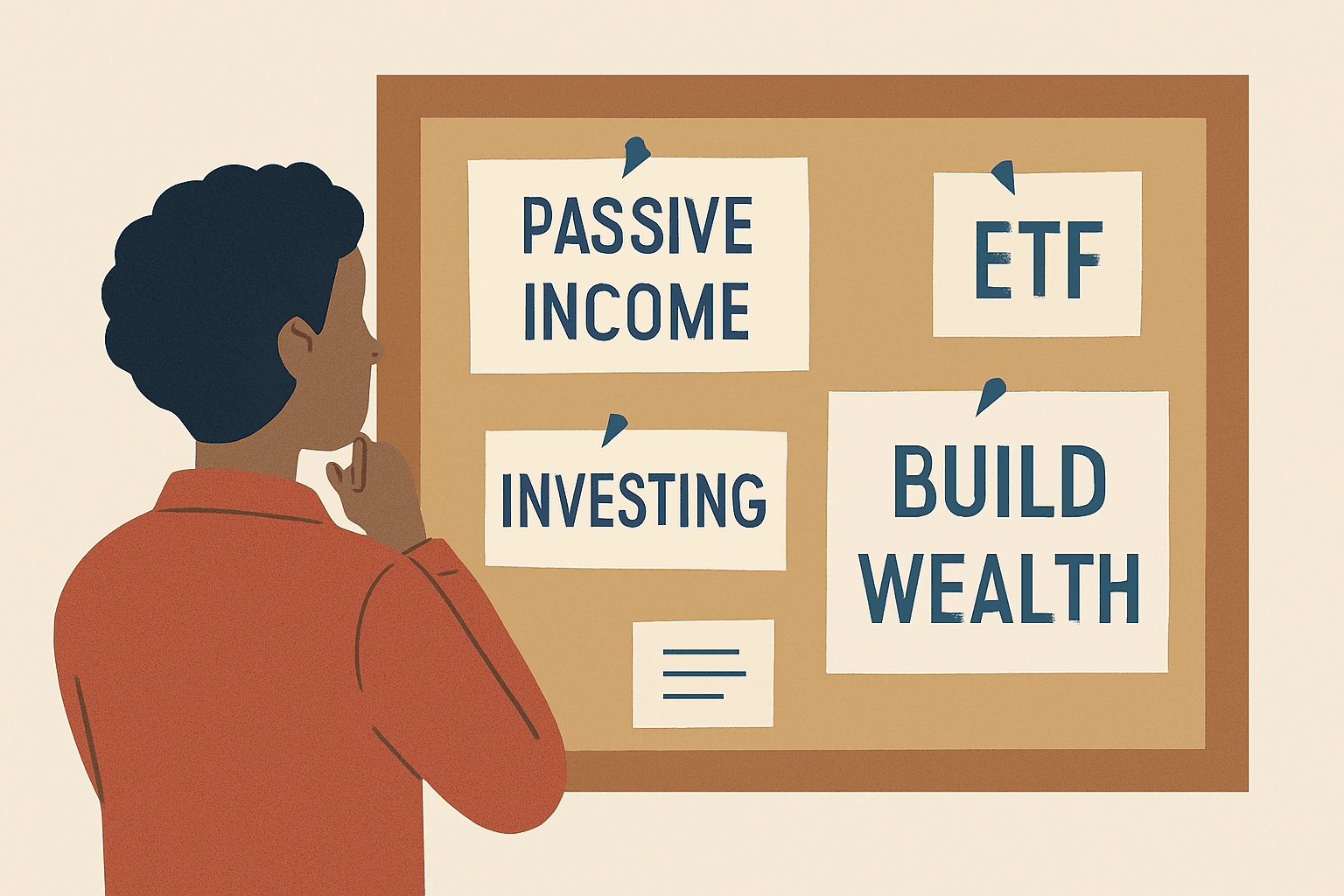 assive income planning for 2025 — investor reviewing finance strategies like ETFs, wealth building, and investing