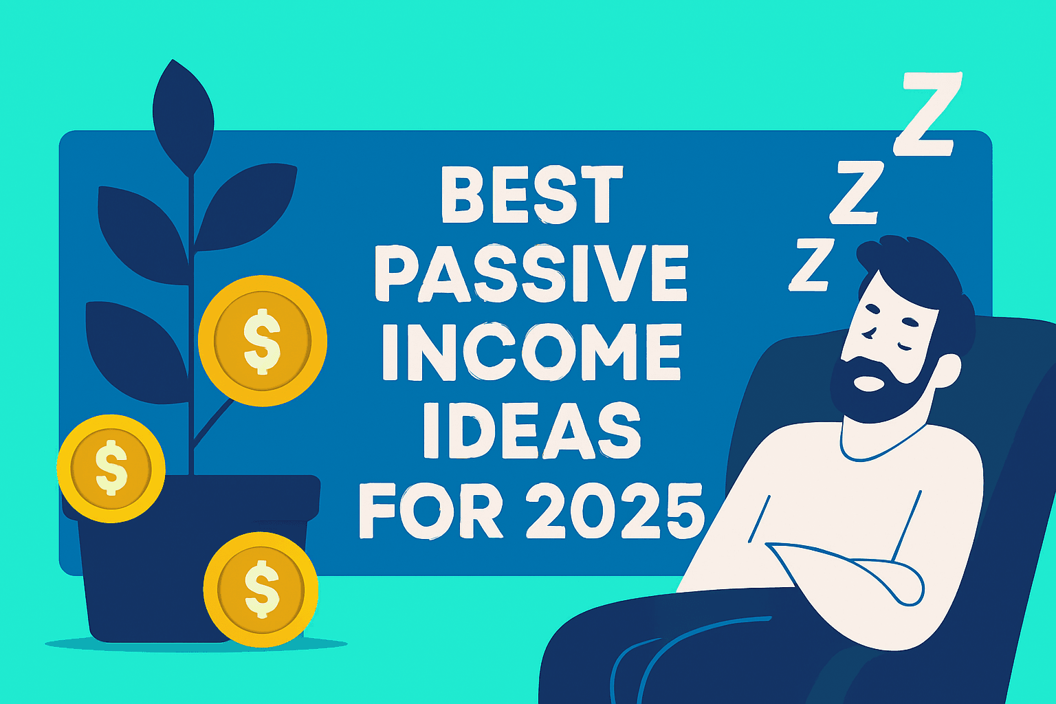 est passive income ideas for 2025 — earning money while you sleep through finance strategies like crypto, stocks, and digital products