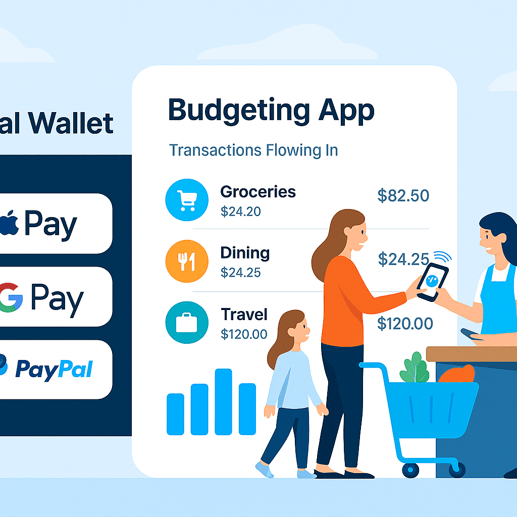 Digital wallet integration with budgeting apps in USA 2026