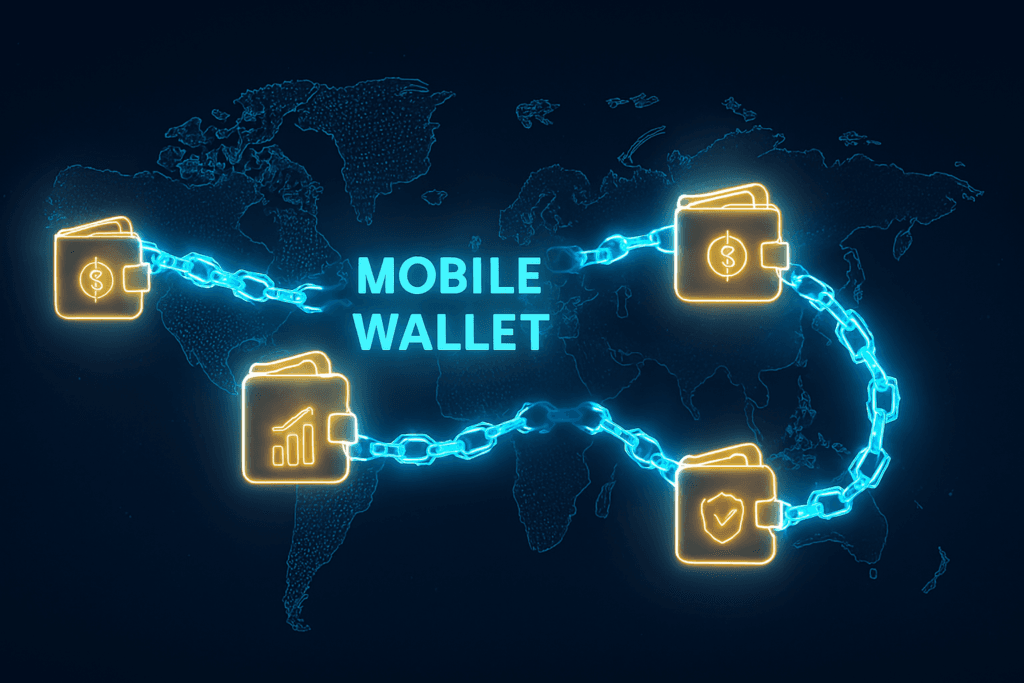 Global reach of AI-powered mobile wallets across USA, UK, Canada, and Australia in 2026.